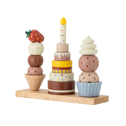 Bloomingville Mini Feiern Sie Aktivitätsspielzeug, Natur, FSC®100%, Buche