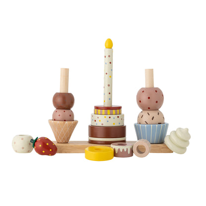 Bloomingville Mini Feiern Sie Aktivitätsspielzeug, Natur, FSC®100%, Buche