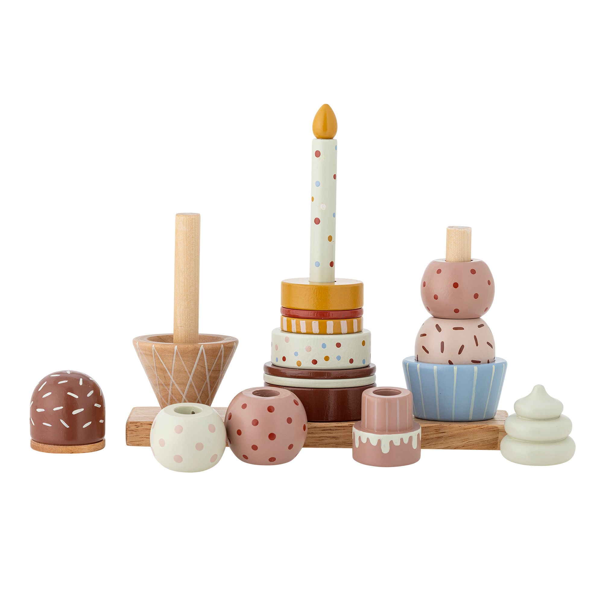 Bloomingville Mini Feiern Sie Aktivitätsspielzeug, Natur, FSC®100%, Buche