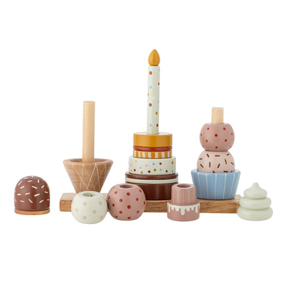 Bloomingville Mini Feiern Sie Aktivitätsspielzeug, Natur, FSC®100%, Buche