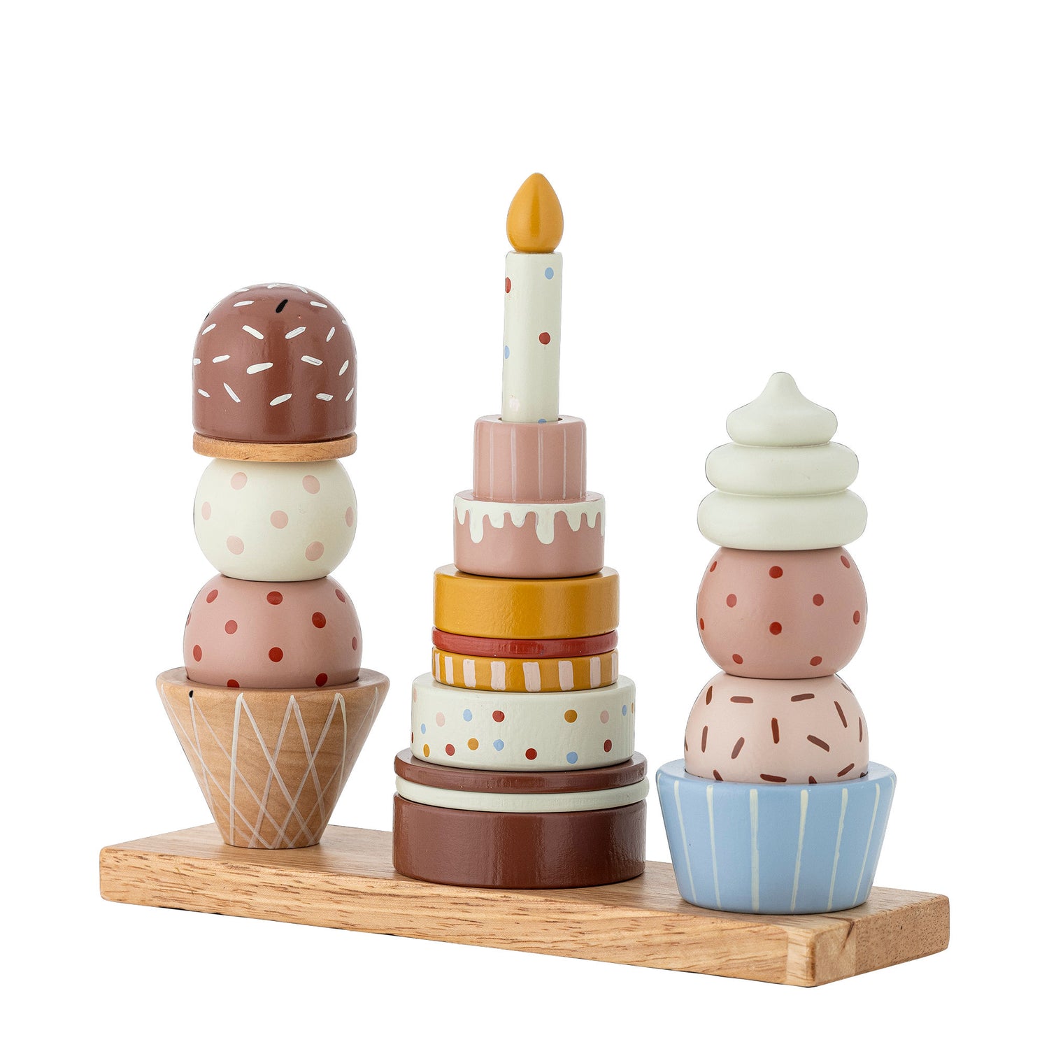 Bloomingville Mini Feiern Sie Aktivitätsspielzeug, Natur, FSC®100%, Buche