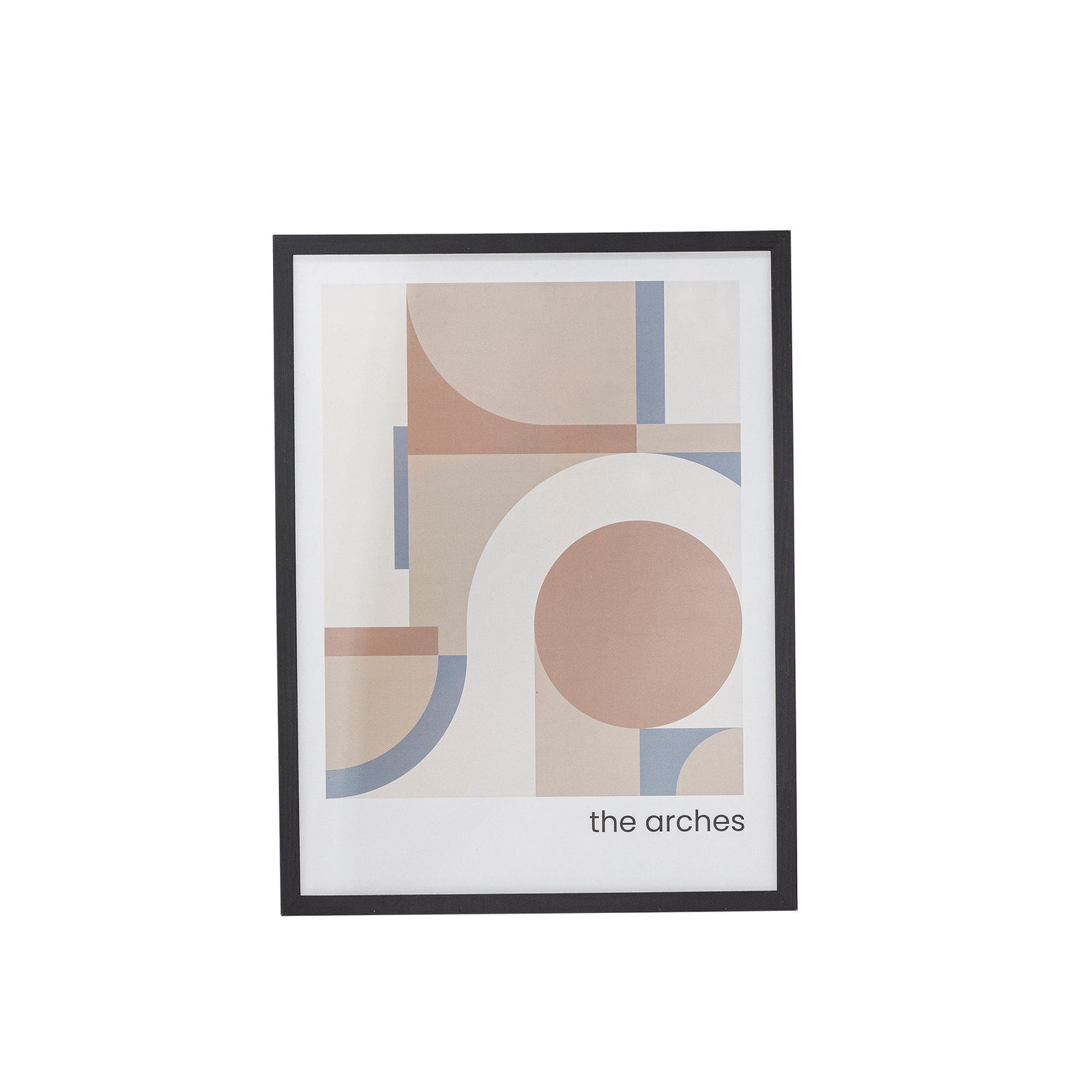Bloomingville Arches Illustration mit Rahmen, schwarz, Mann