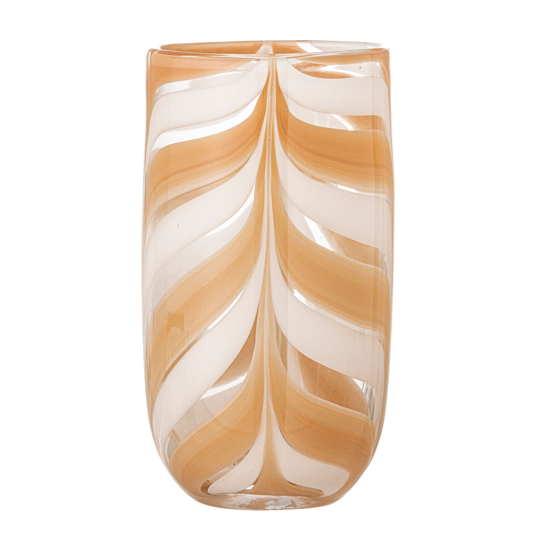 Bloomingville Taven Vase, Orange, Glas