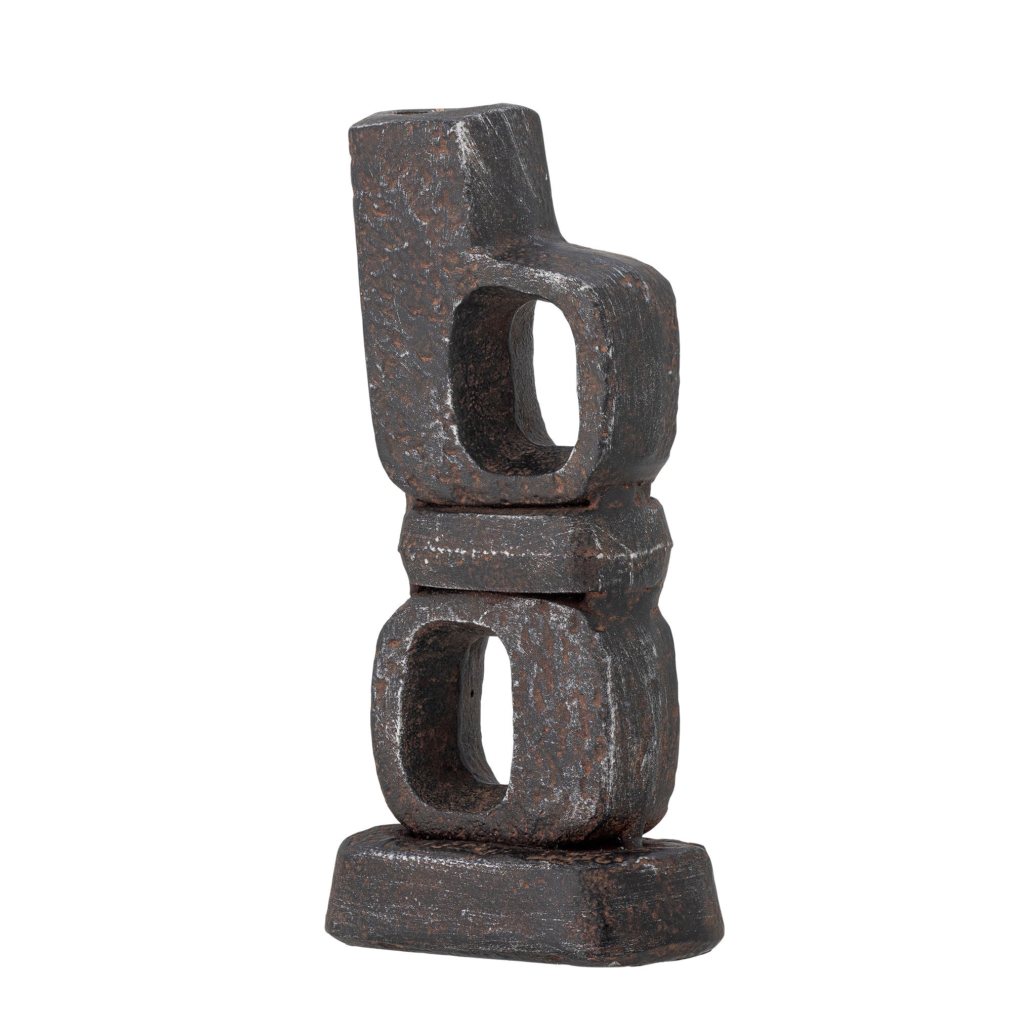 Bloomingville Sanah Candlestick, Schwarz, Gusseisen