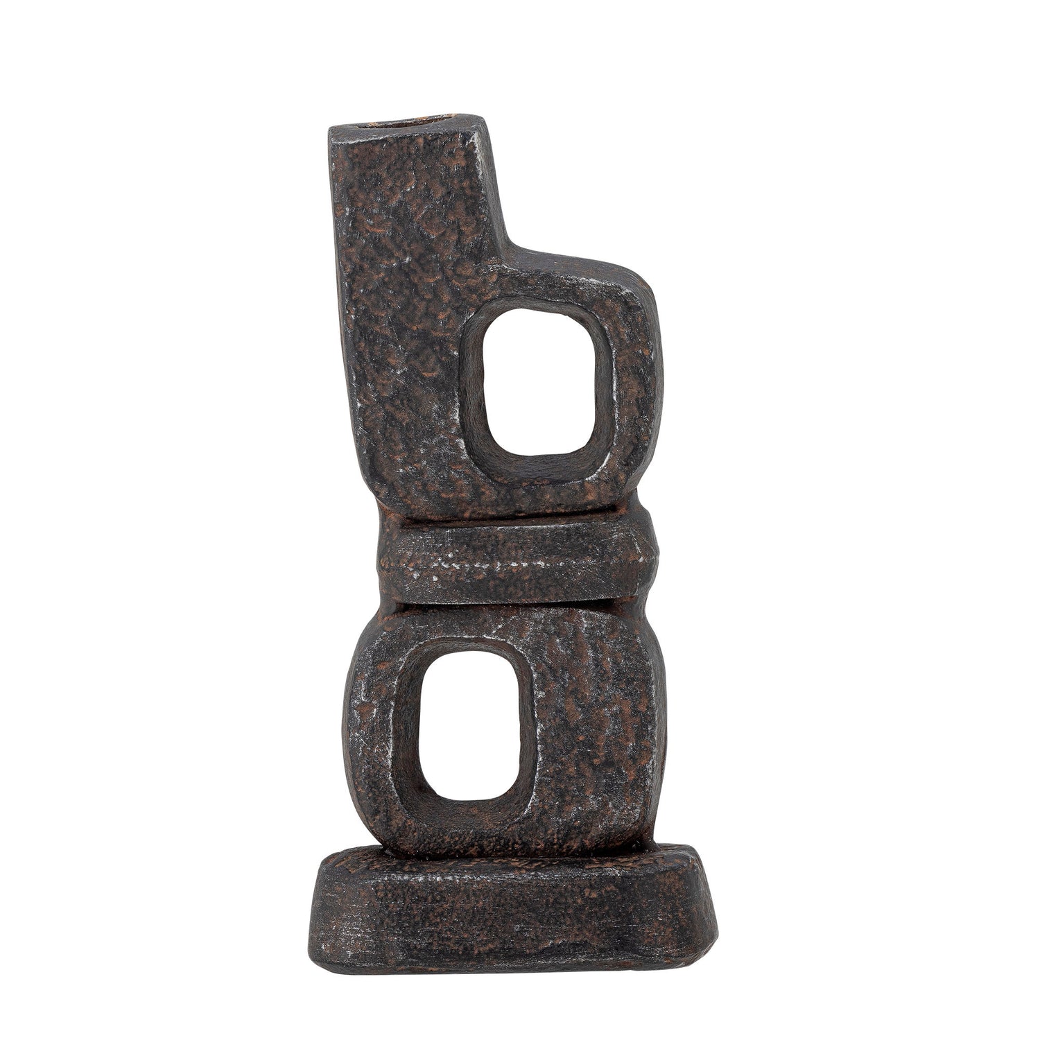 Bloomingville Sanah Candlestick, Schwarz, Gusseisen
