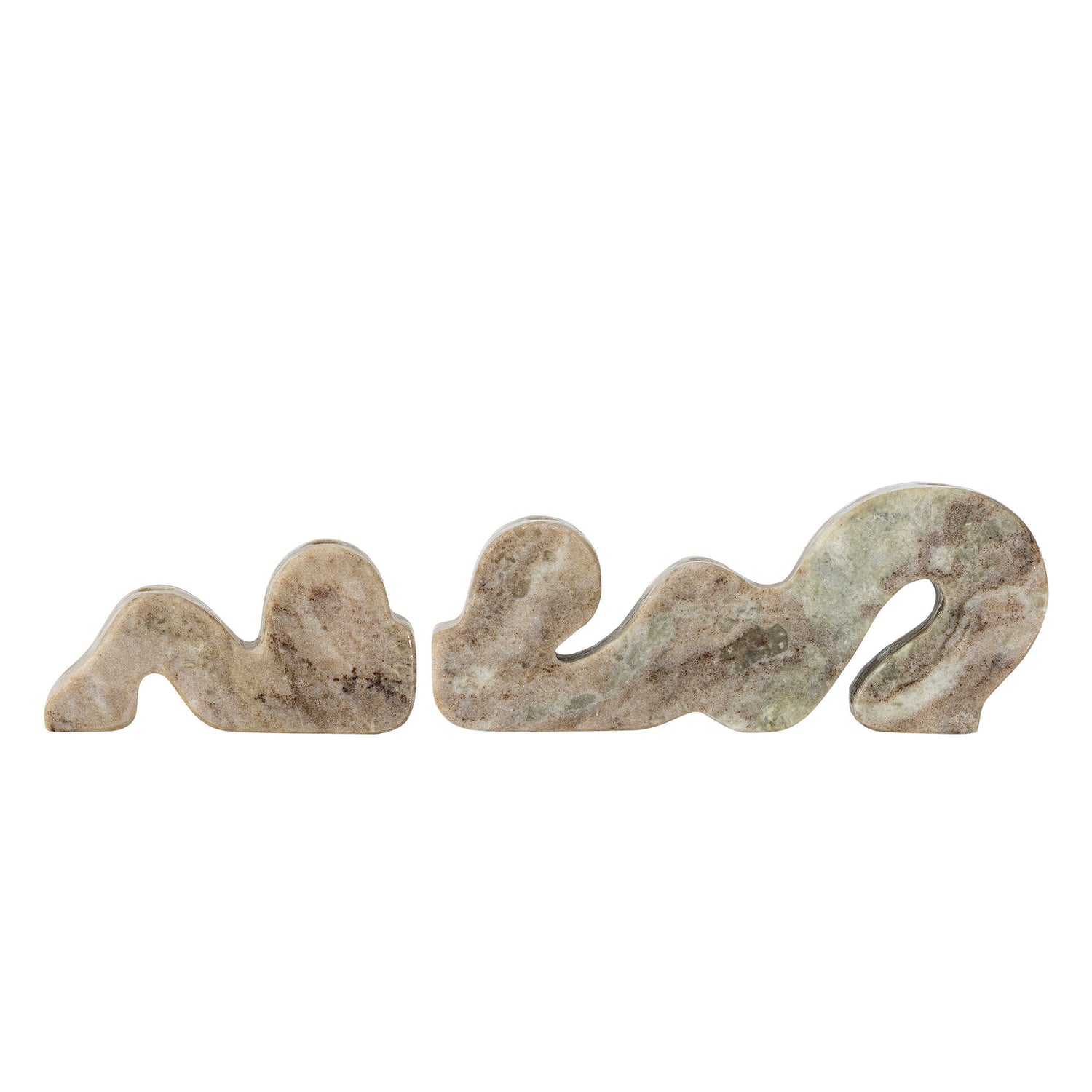 Bloomingville Liabella Candlestick, Gray, Marmor