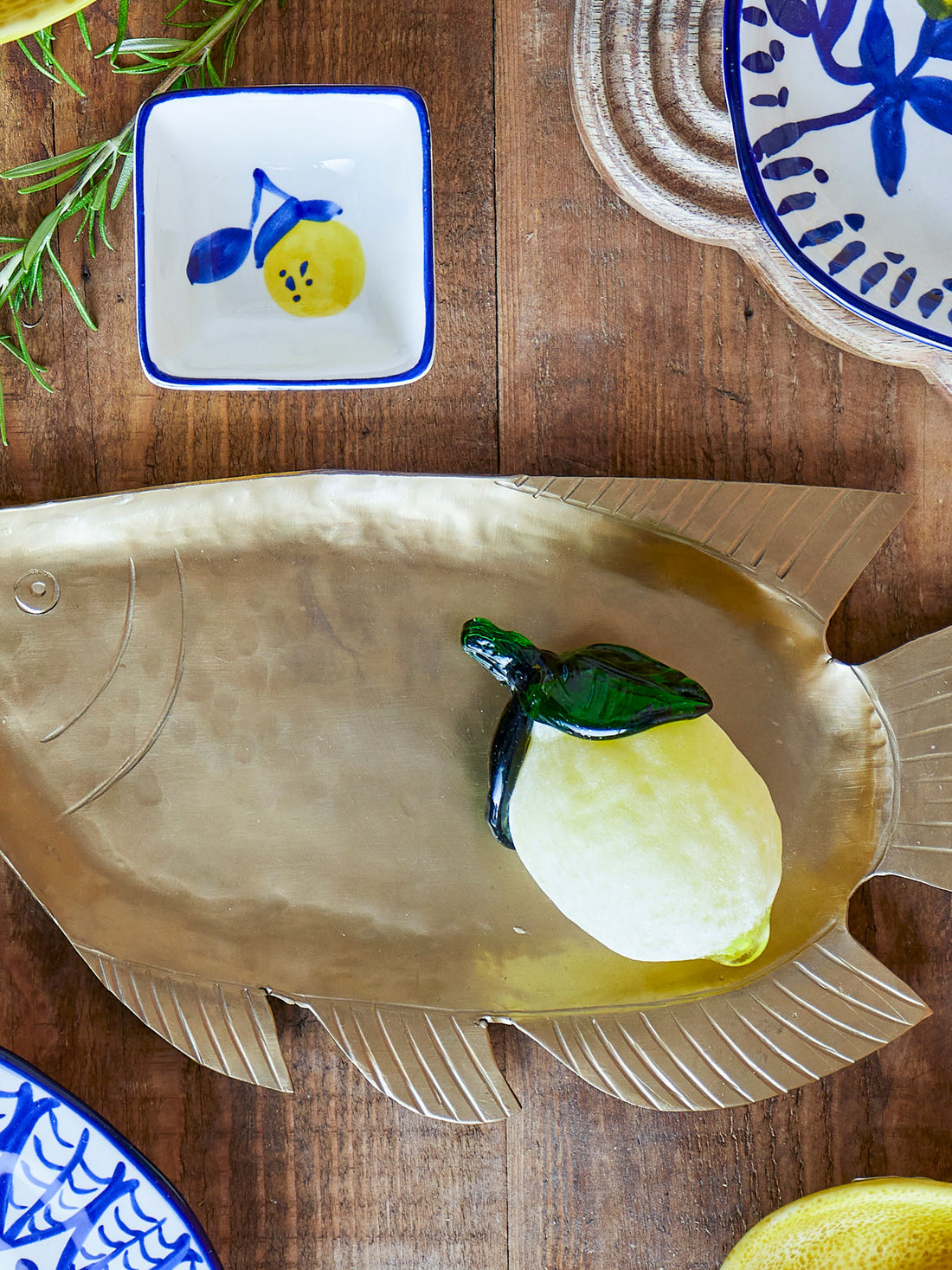 Kreative Sammlung Limone Deko, Gelb, Glas