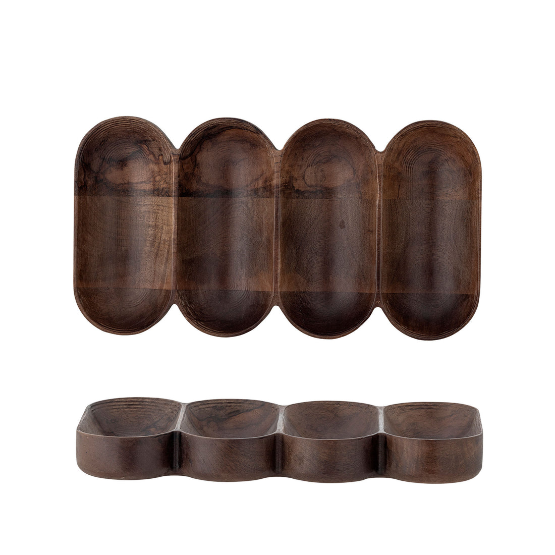 Bloomingville Maluna Servingschale, Brown, FSC® 100%, Mango