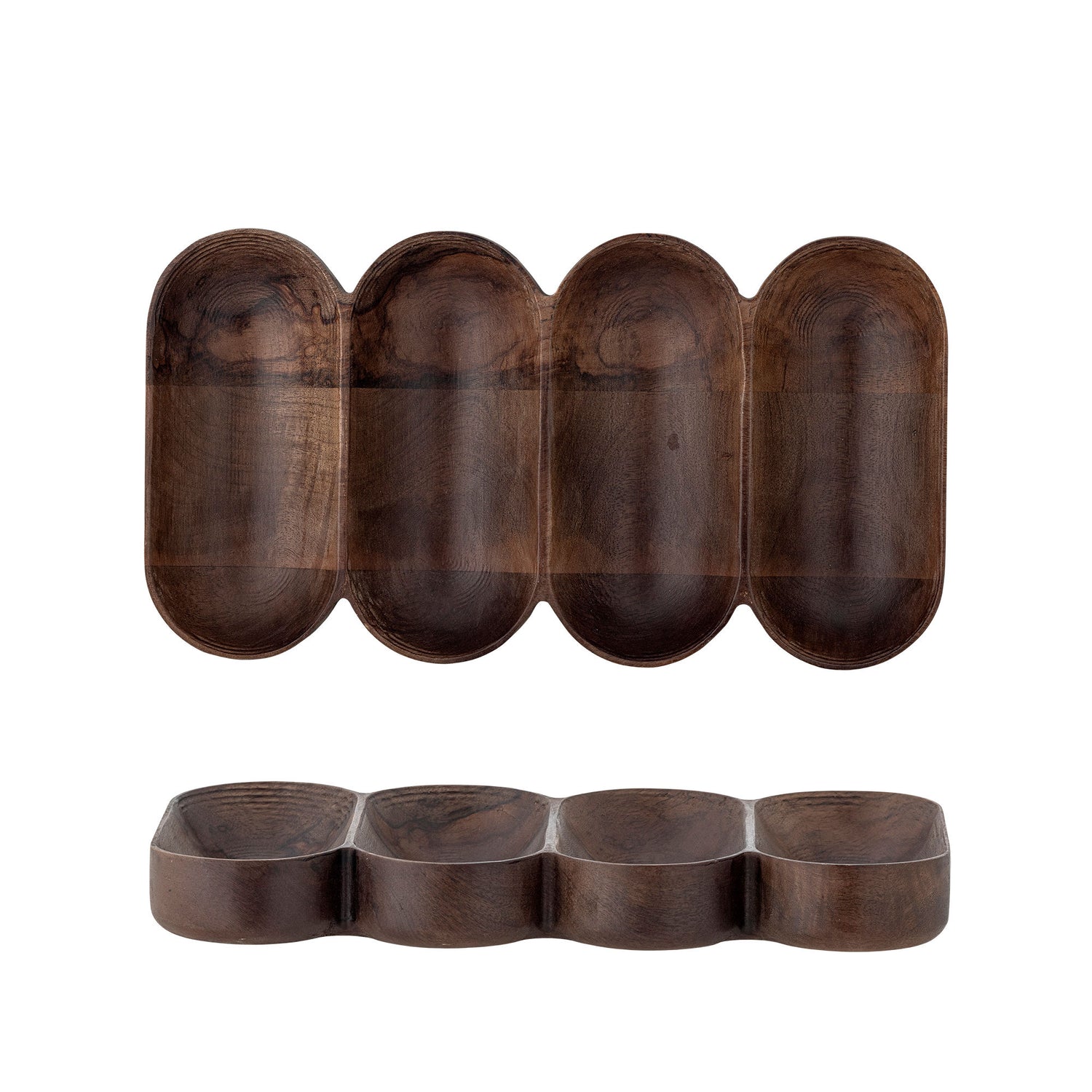Bloomingville Maluna Servingschale, Brown, FSC® 100%, Mango