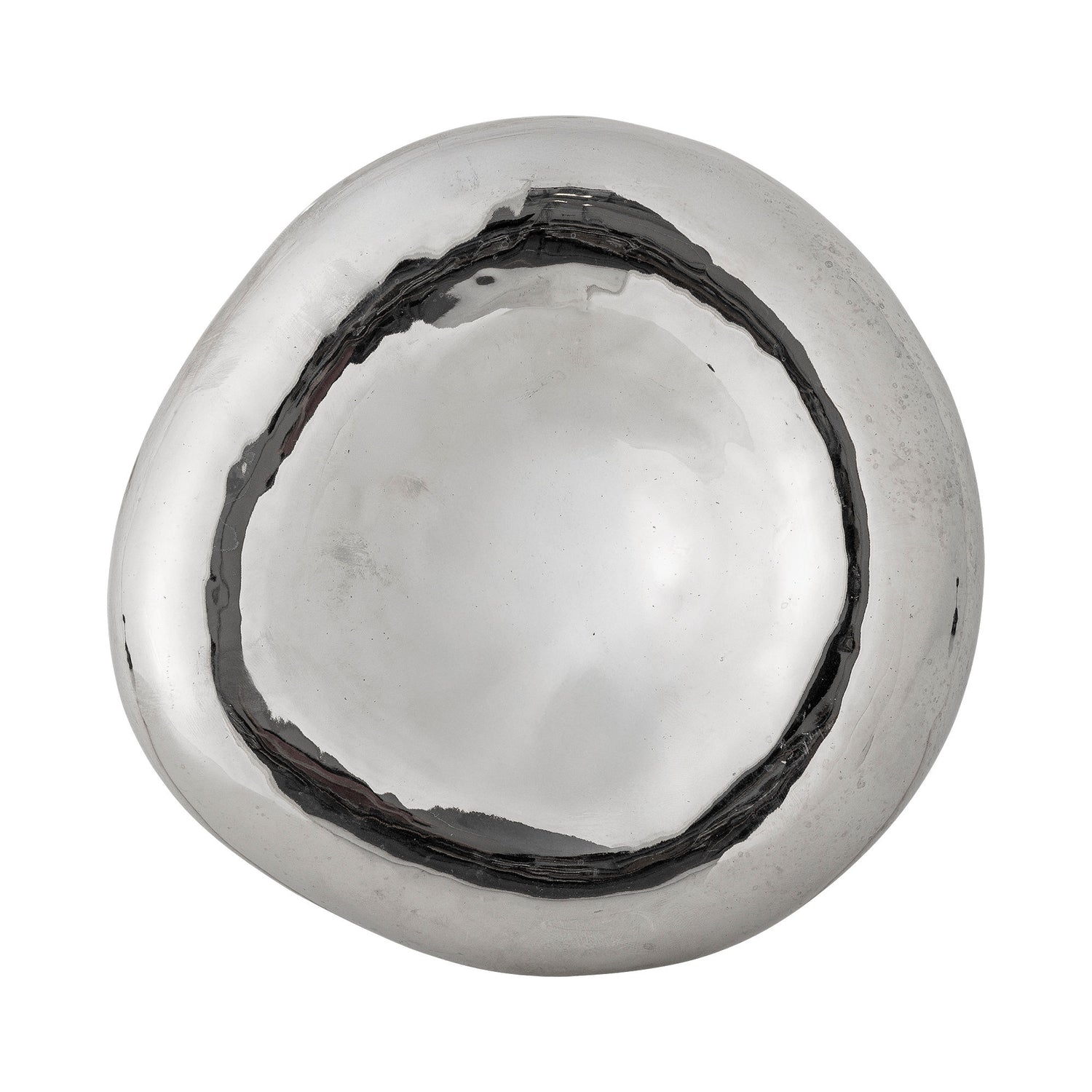 Bloomingville Shine Bowl, Silber, Steinzeug