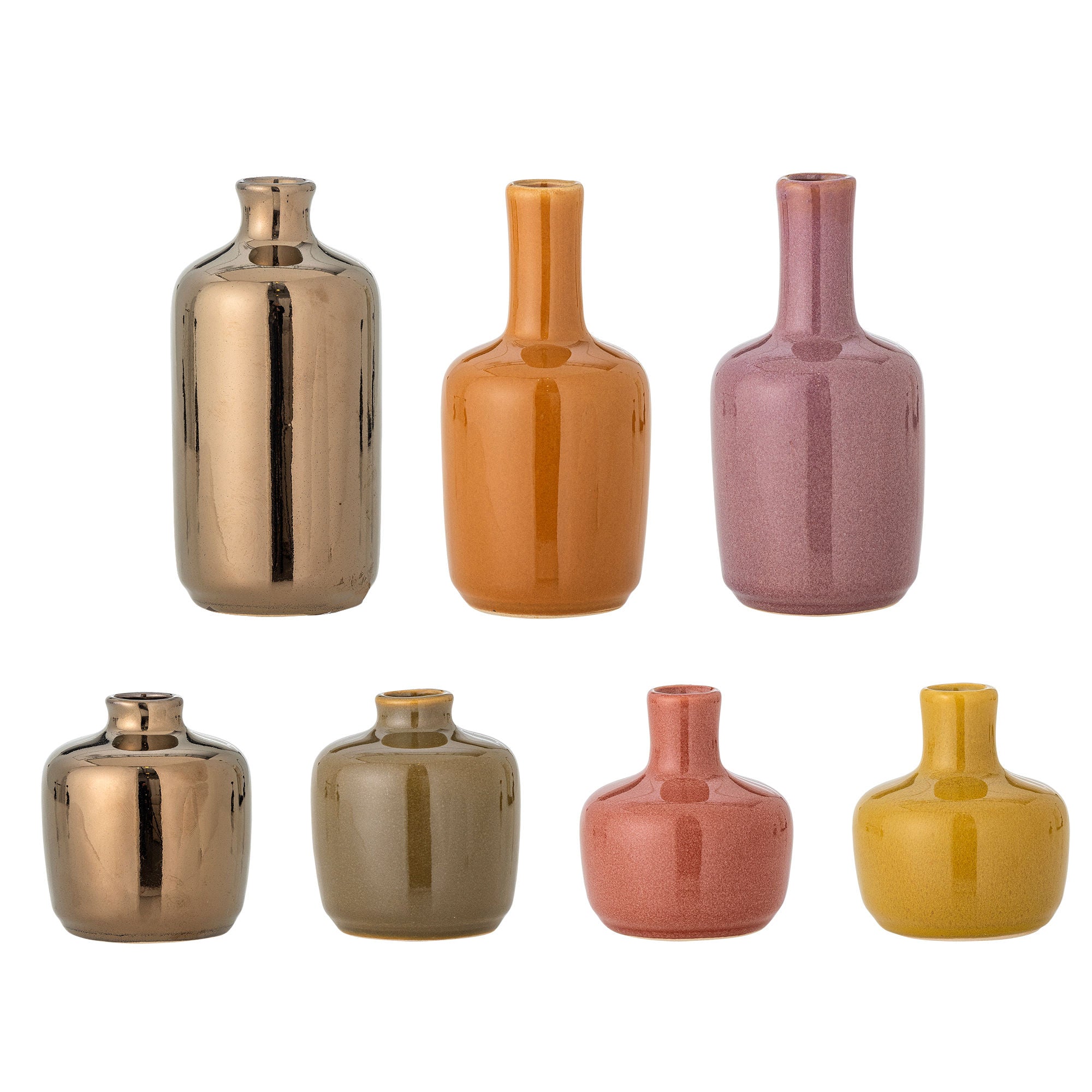 Bloomingville Maien Vase, Brown, Steinzeug