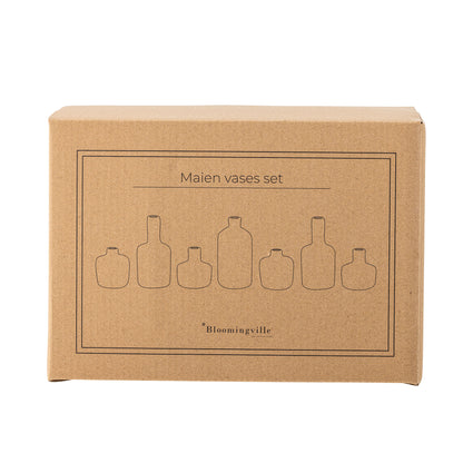 Bloomingville Maien Vase, Brown, Steinzeug