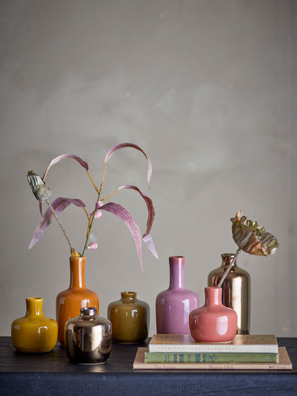 Bloomingville Maien Vase, Brown, Steinzeug