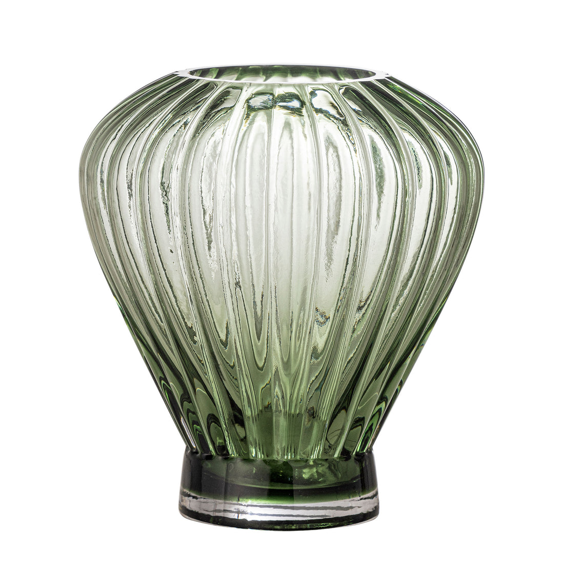 Kreative Kollektion Reeve Vase, Grün, Glas