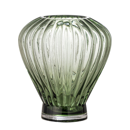 Kreative Kollektion Reeve Vase, Grün, Glas