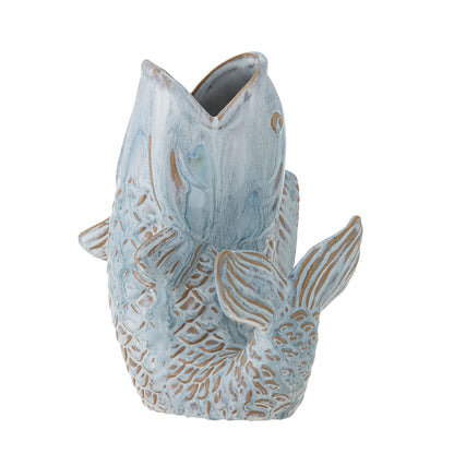 Kreative Kollektion Hiro Vase, Blue, Steinzeug