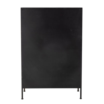 Kreative Sammlung Matteo Schublade, Schwarz, Metall