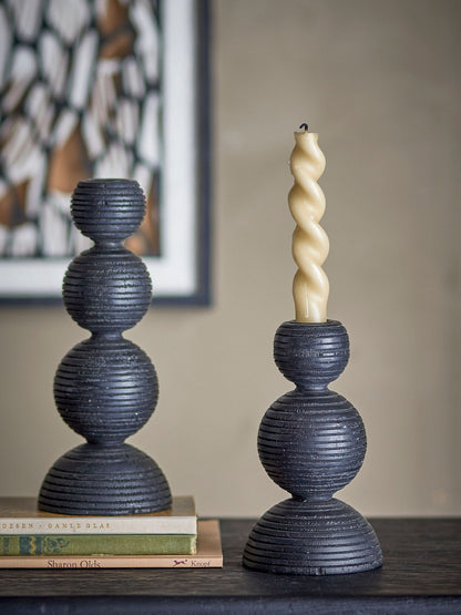 Bloomingville Kipp Candlestick, Schwarz, Mann
