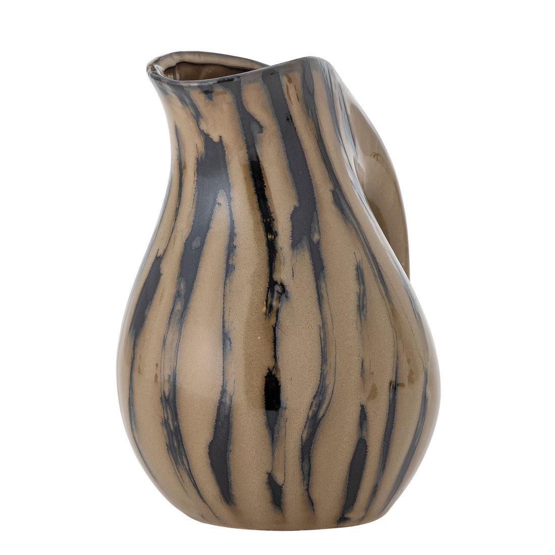 Bloomingville Coy Pitcher, Brown, Steinzeug