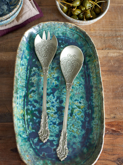 Bloomingville Kalima Salat Set, Messing, Messing