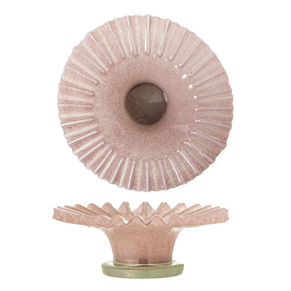 Bloomingville Garnschale, rosa, Glas