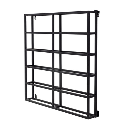 Bloomingville Magne Wine Rack, Schwarz, Metall