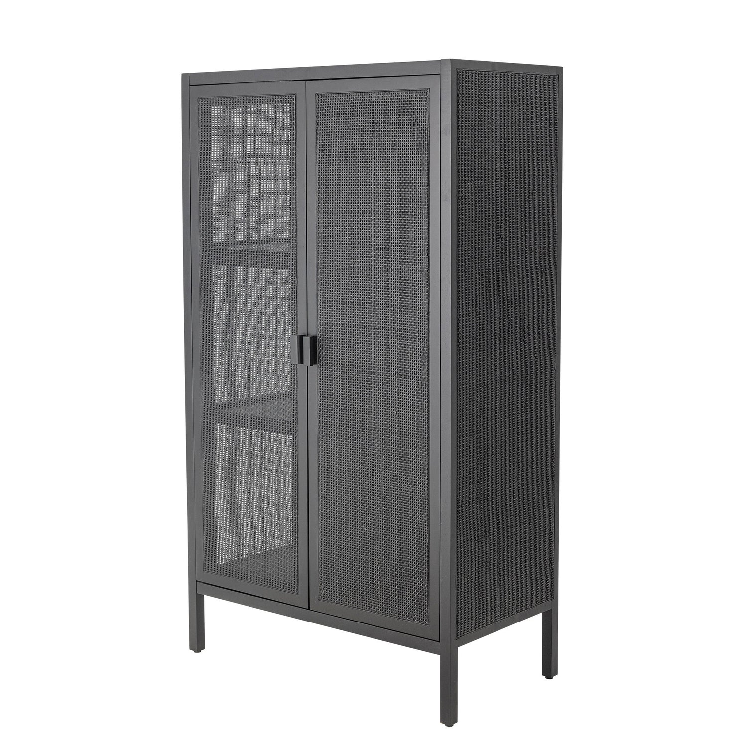 Bloomingville Marikka Kabinett, Schwarz, FSC 100%® Mahagoni
