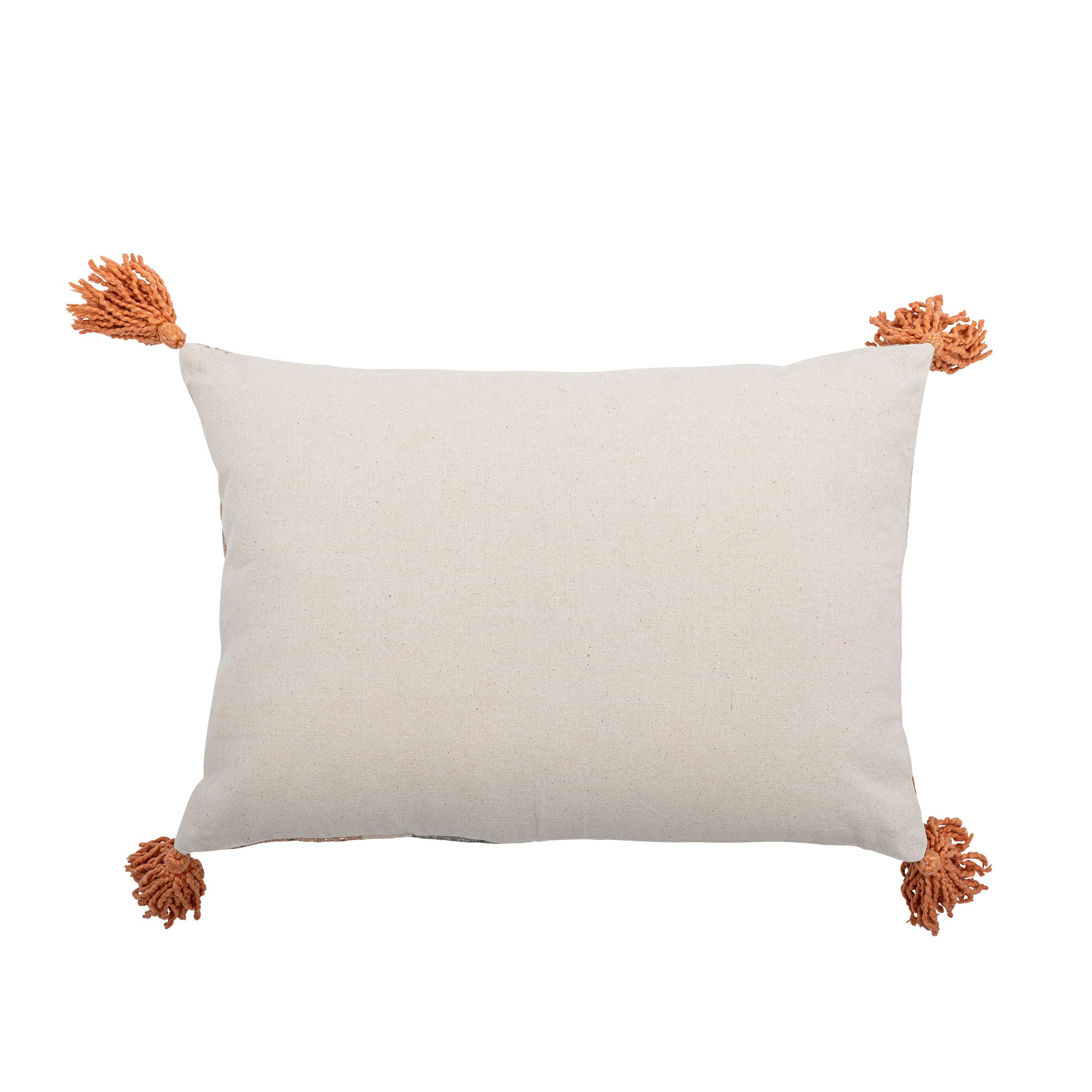 Bloomingville Lanzo Kissen, Orange, Baumwolle