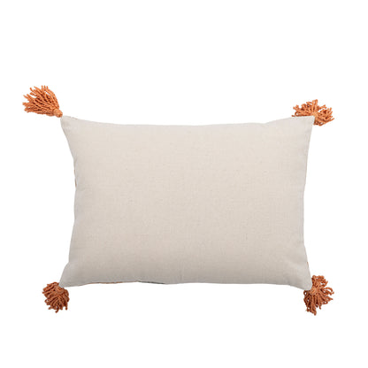 Bloomingville Lanzo Kissen, Orange, Baumwolle