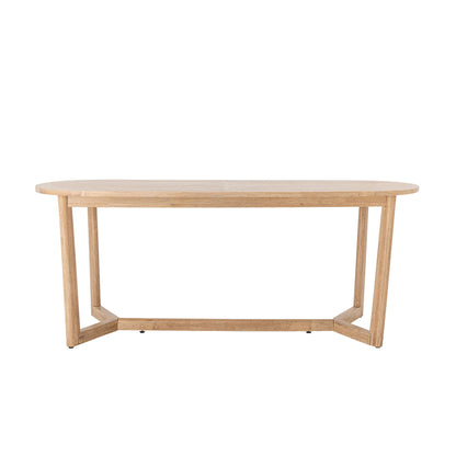 Kreative Kollektion Serrone Esstisch, Natur, Gummiholz