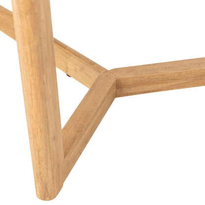 Kreative Kollektion Serrone Esstisch, Natur, Gummiholz