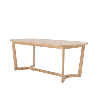 Kreative Kollektion Serrone Esstisch, Natur, Gummiholz