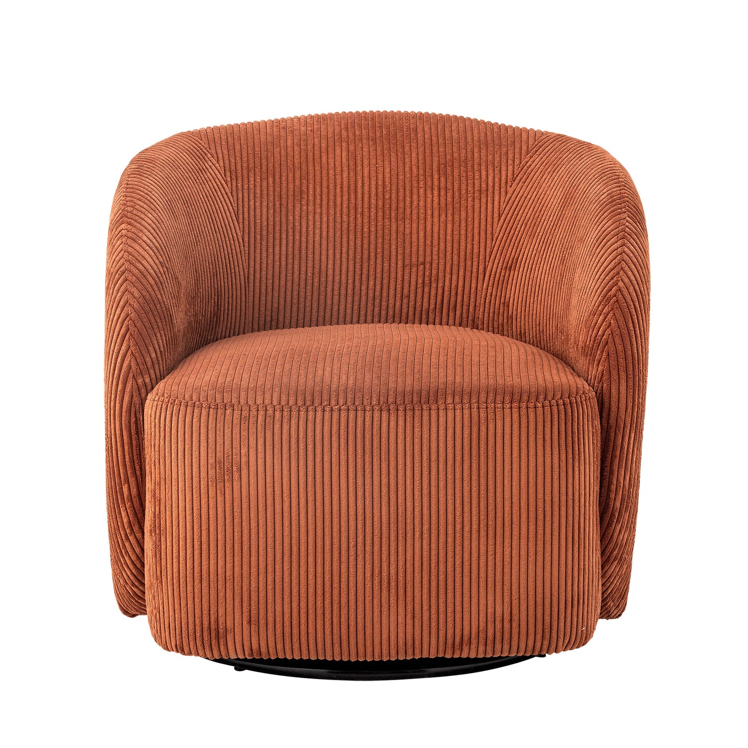 Bloomingville Pradi Lounge Chair, Orange, Polyester