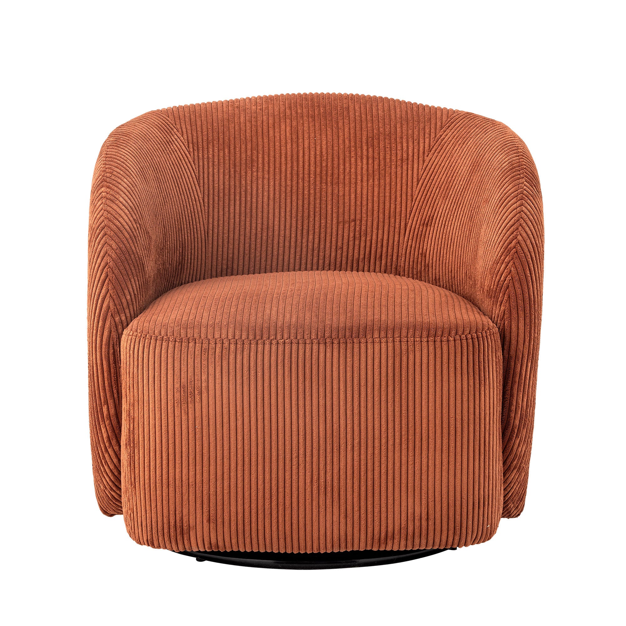 Bloomingville Pradi Lounge Chair, Orange, Polyester