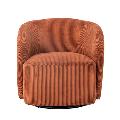 Bloomingville Pradi Lounge Chair, Orange, Polyester