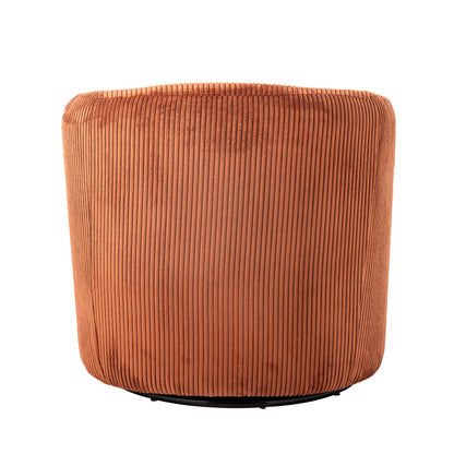 Bloomingville Pradi Lounge Chair, Orange, Polyester