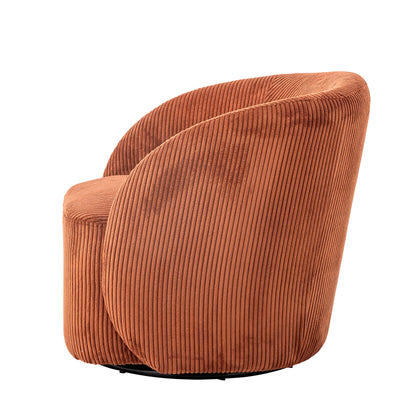Bloomingville Pradi Lounge Chair, Orange, Polyester