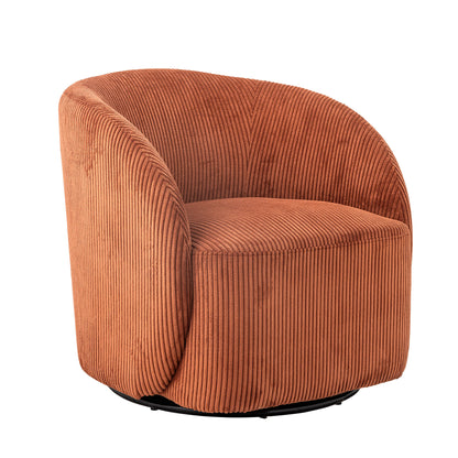Bloomingville Pradi Lounge Chair, Orange, Polyester