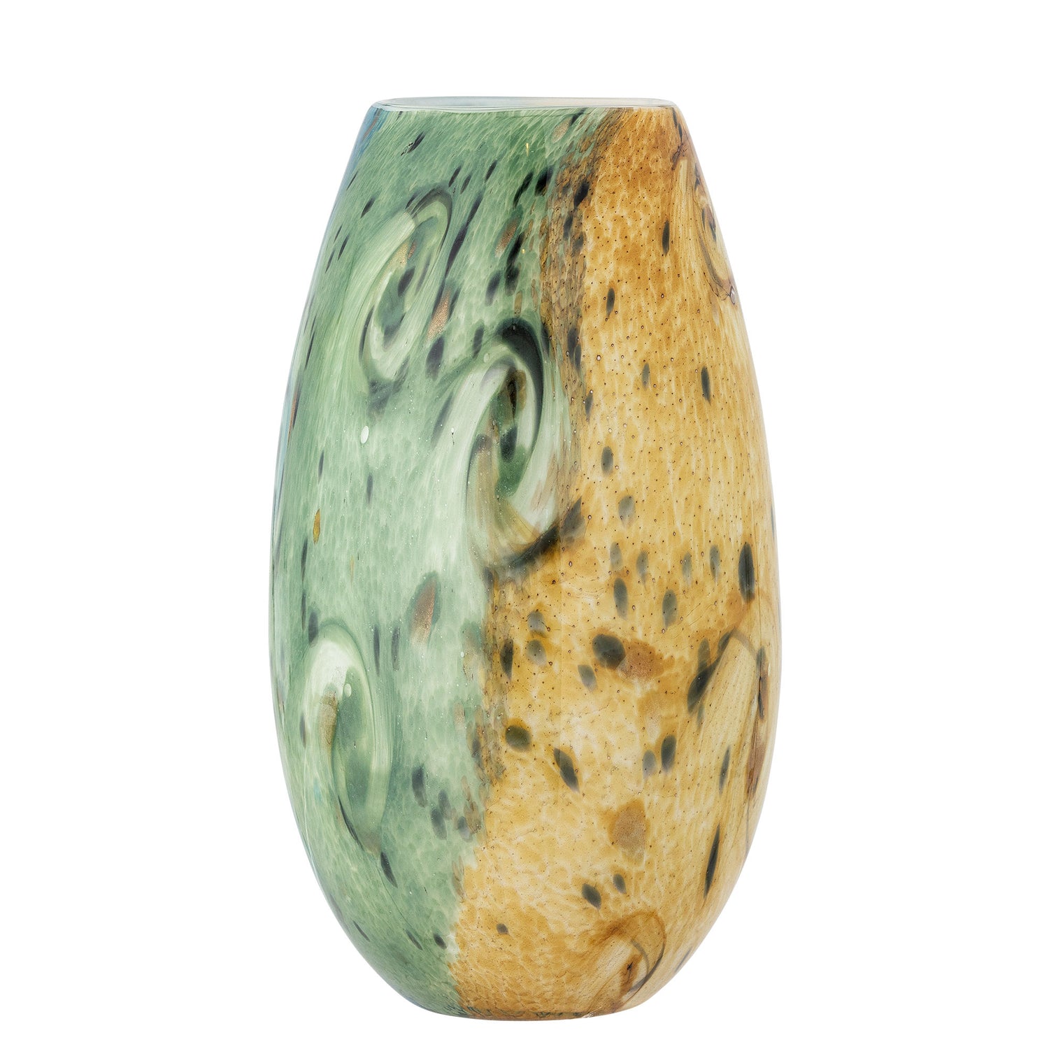 Kreative Sammlung Kalian Vase, Blau, Glas