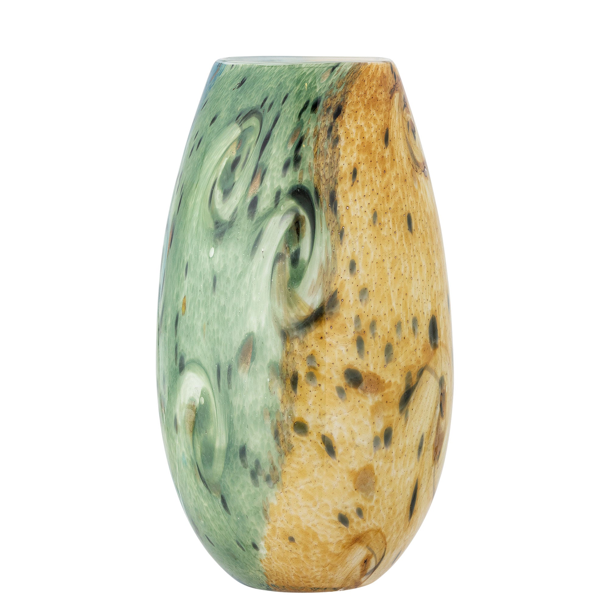 Kreative Sammlung Kalian Vase, Blau, Glas