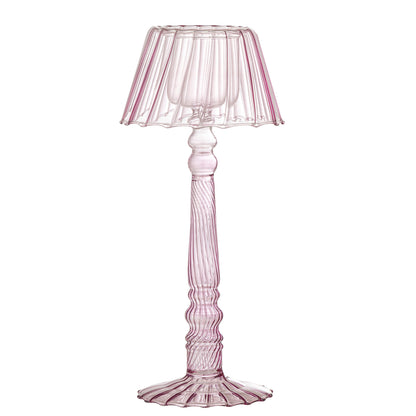 Bloomingville Cisco Lighthouse Bühne, Rosa, Glas