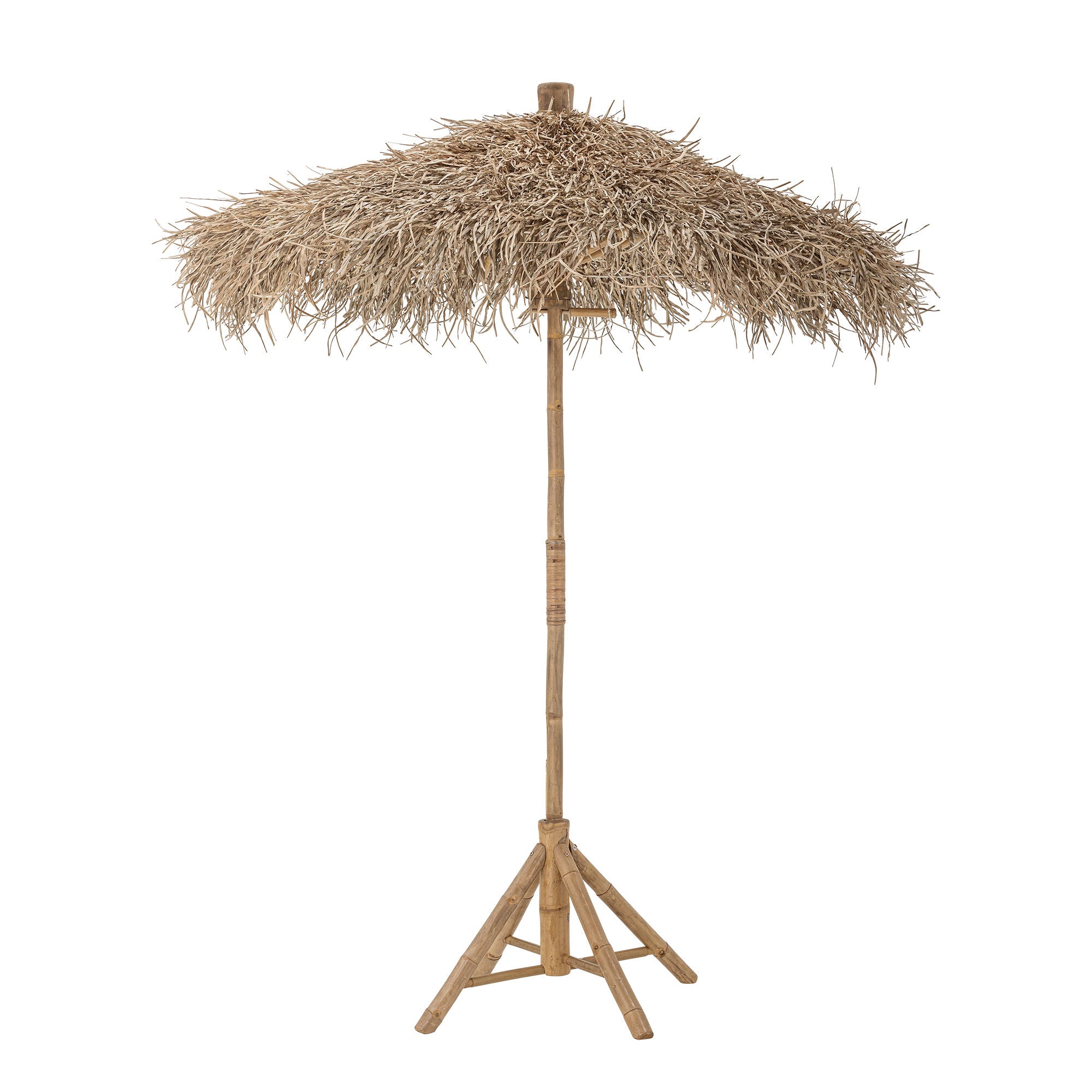 Bloomingville Noia Parasol Fuß, Natur, Bambus