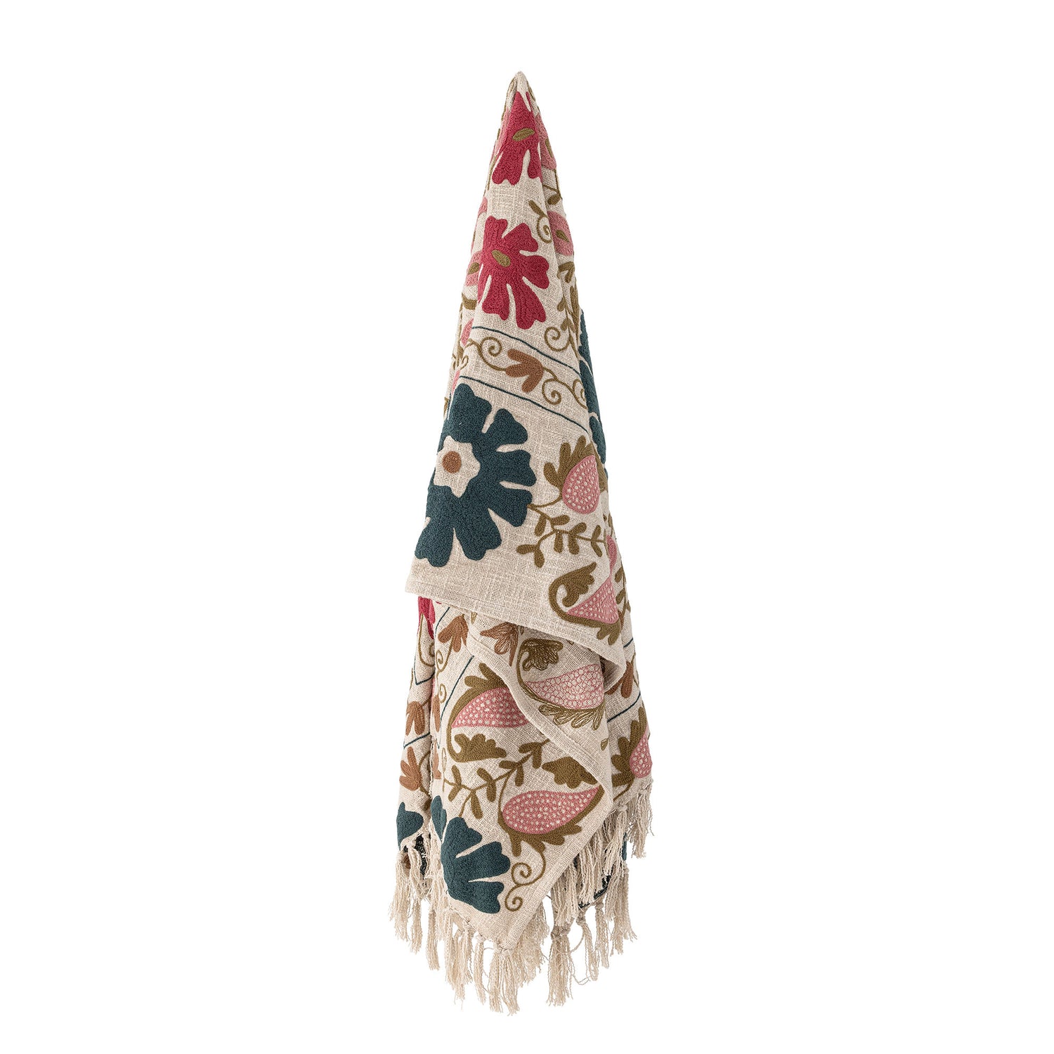 Bloomingville Ceva Plaid, Rosa, Baumwolle