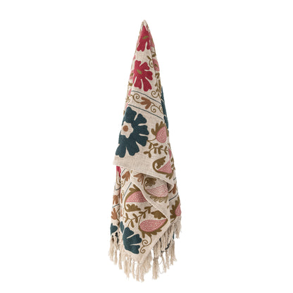 Bloomingville Ceva Plaid, Rosa, Baumwolle
