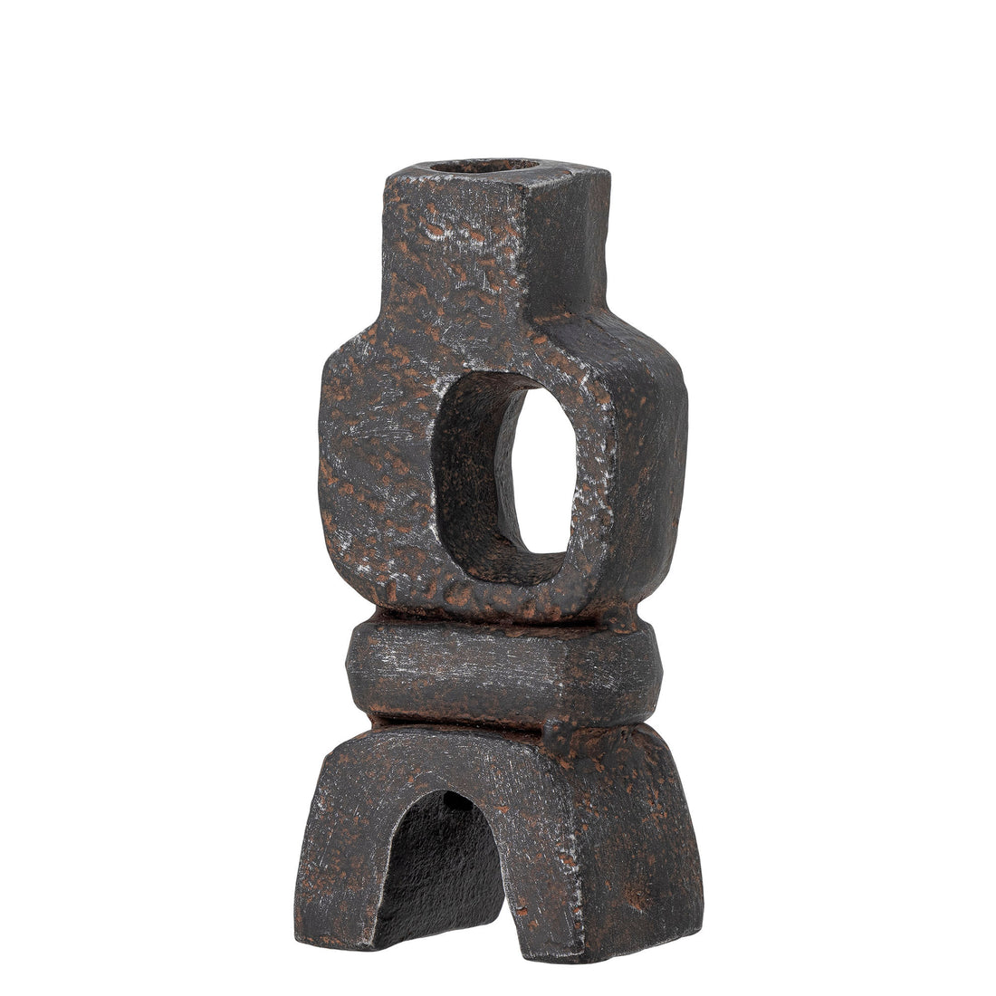 Bloomingville Sanah Candlestick, Schwarz, Gusseisen