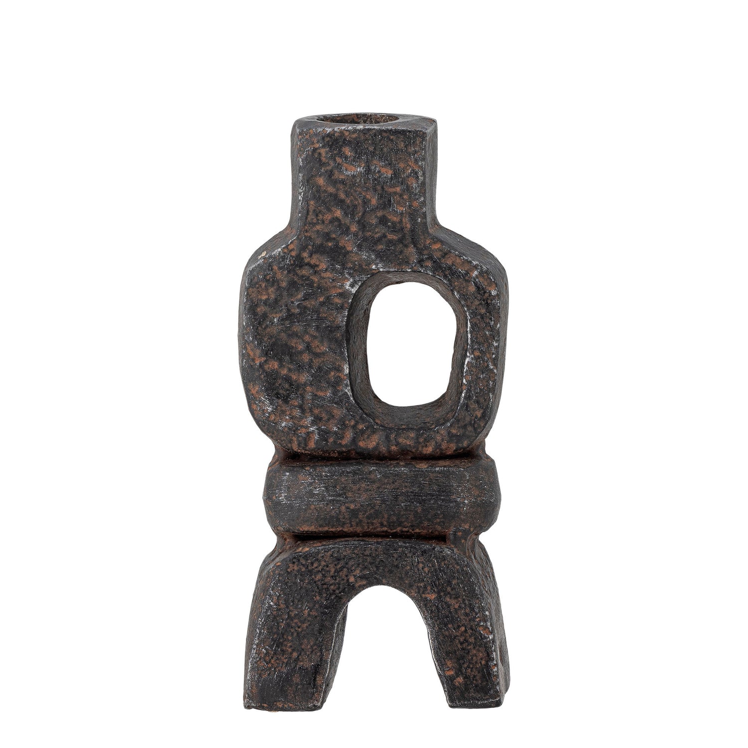 Bloomingville Sanah Candlestick, Schwarz, Gusseisen
