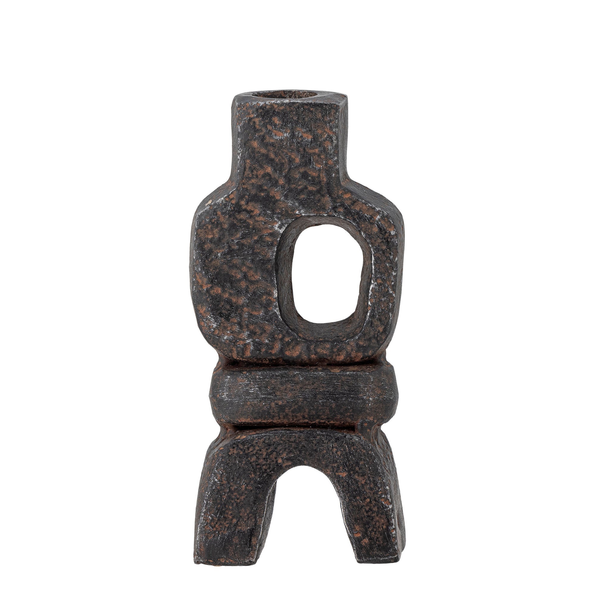 Bloomingville Sanah Candlestick, Schwarz, Gusseisen