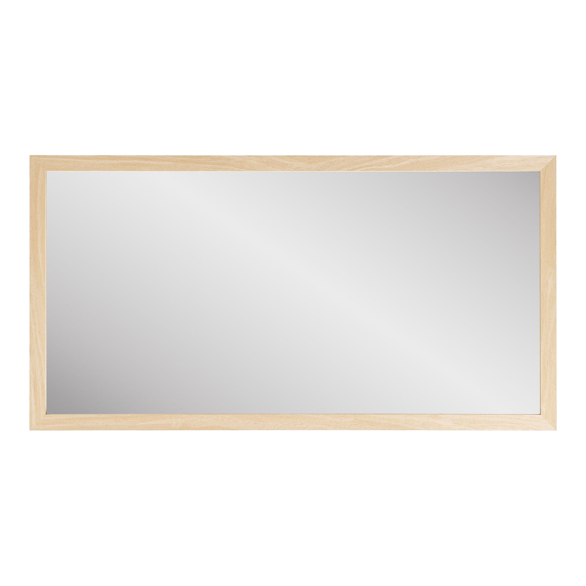 Scottsdale Wandspiegel - Wandspiegel, Holzrahmen, Natur 45x75 cm
