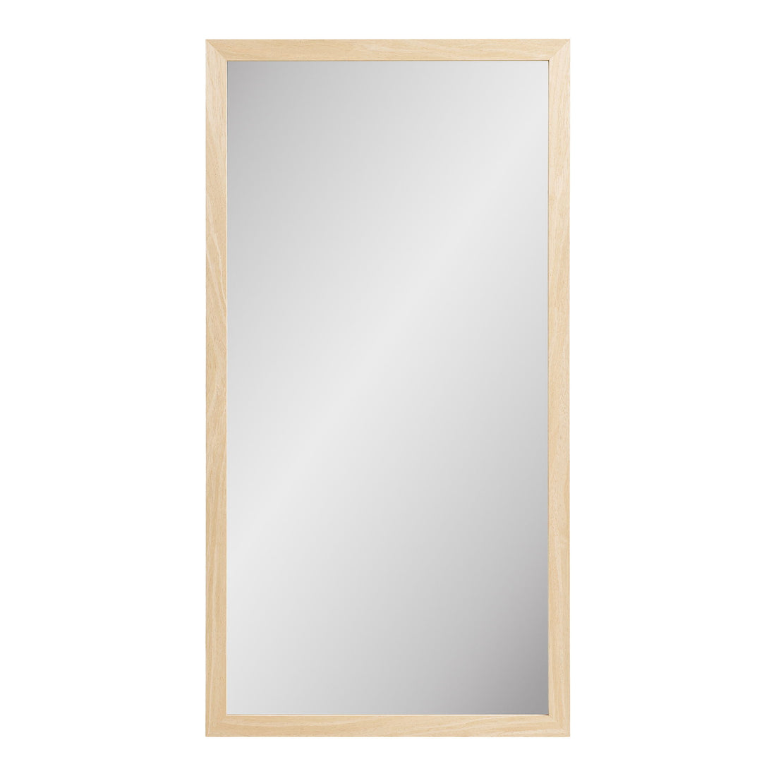 Scottsdale Wandspiegel - Wandspiegel, Holzrahmen, Natur 45x75 cm