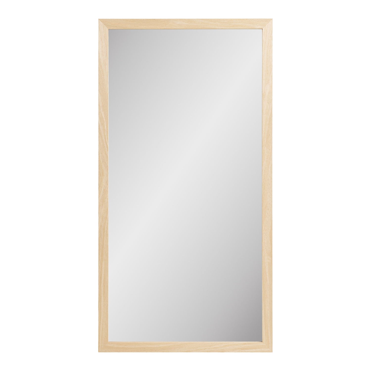 Scottsdale Wandspiegel - Wandspiegel, Holzrahmen, Natur 45x75 cm